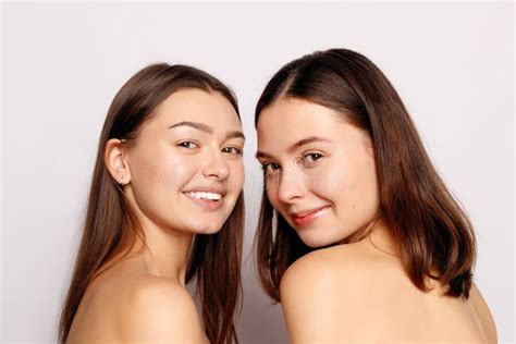 Femei tinere goale stock photo. Imagine din înapoi, glamour.